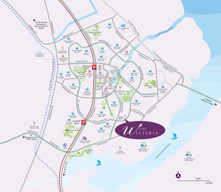The Wisteria Location Map